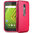 Flexi Gel Case for Motorola Moto X Play - Smoke Pink (Two-Tone)