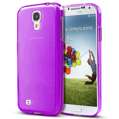 Flexi Slim Gel Case for Samsung Galaxy S4 - Smoke Purple (Two-Tone)