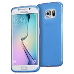 Flexi Gel Case for Samsung Galaxy S6 Edge - Smoke Blue (Two-Tone)
