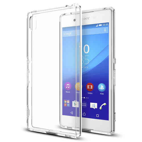 Flexi Slim Gel Case for Sony Xperia Z3+ / Z4 - Clear (Gloss Grip)