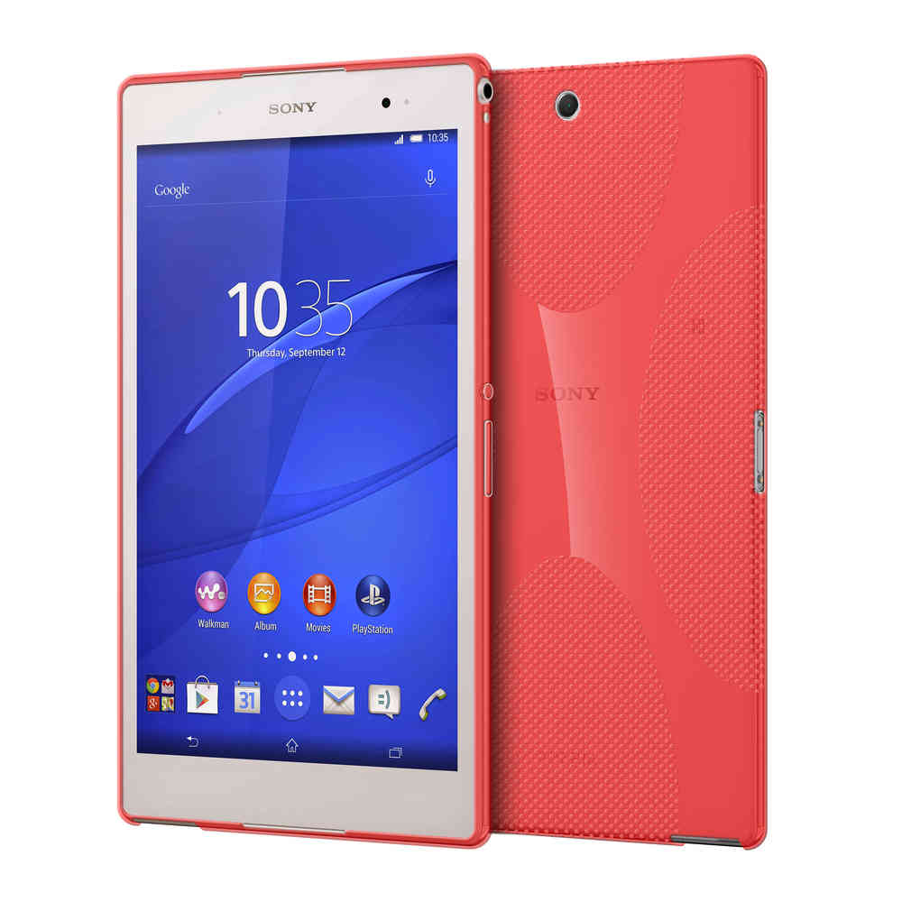 X Line Gel Case Sony Xperia Z3 Tablet Compact Red