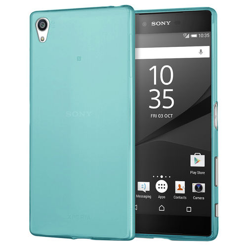 Flexi Gel Case for Sony Xperia Z5 Premium - Smoke Blue (Two-Tone)