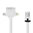 USB to Lightning / 30-pin / Micro USB Cable for Phone & Tablet - White