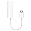 Short USB 2.0 to Ethernet (RJ45) Adapter Cable (19cm) - White