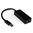 USB 3.0 to RJ45 1000Mbit Gigabit Ethernet Adapter Cable - Black