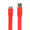 Flat Micro-USB 3.0 to USB Charging Cable (1m) - Red