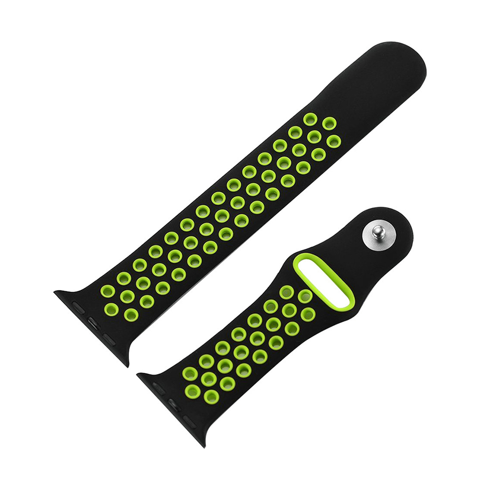 Green apple watch new arrivals band 42mm
