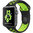 Sport Plus Silicone Band for Apple Watch 42mm / 44mm / 45mm / 46mm / Ultra 49mm - Black (Green)