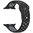 Sport Plus Silicone Band Strap for Apple Watch 42mm / 44mm / 45mm / Ultra 49mm - Black (Grey)