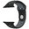 Sport Plus Silicone Band Strap for Apple Watch 42mm / 44mm / 45mm / Ultra 49mm - Black (Grey)