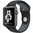 Sport Plus Silicone Band for Apple Watch 42mm / 44mm / 45mm / 46mm / Ultra 49mm - Black (Grey)