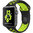 Sport Plus Silicone Band for Apple Watch 42mm / 44mm / 45mm / 46mm / Ultra 49mm - Black (Yellow)