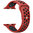 Sport Plus Silicone Band for Apple Watch 42mm / 44mm / 45mm / 46mm / Ultra 49mm - Red (Black)