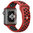Sport Plus Silicone Band for Apple Watch 42mm / 44mm / 45mm / 46mm / Ultra 49mm - Red (Black)
